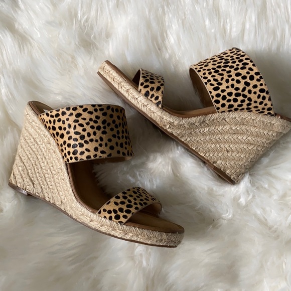 Dolce Vita Lotty Cheetah Espadrille Wedges - Picture 2 of 2